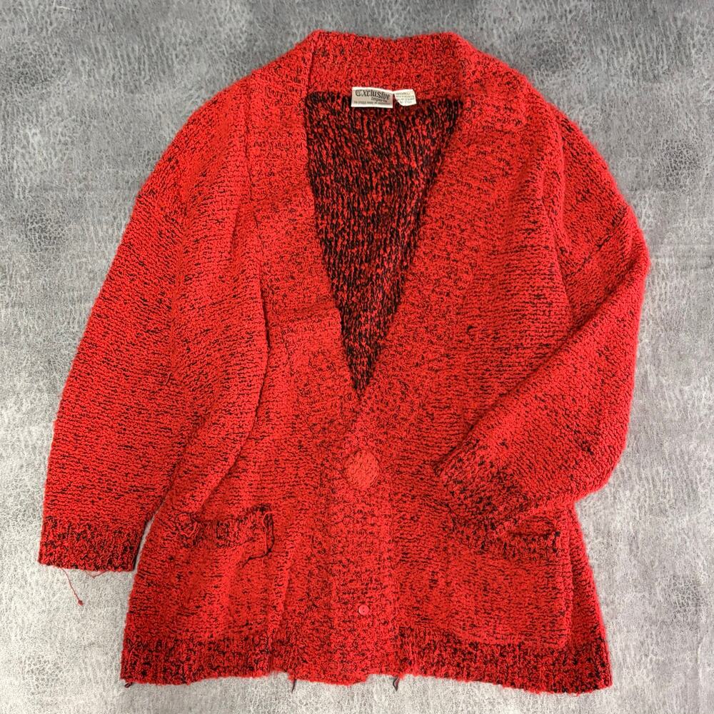 Vintage Chunky Knit Exclusive Imports Sweater Cardigan